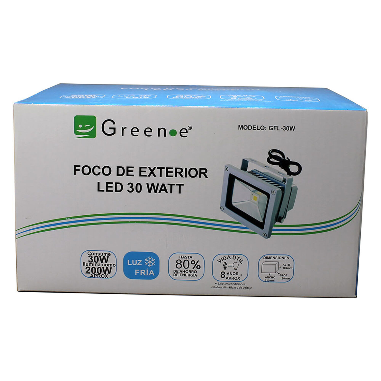 Foco Exterior Led 30w. Luz Fr&iacute;a image number 0.0