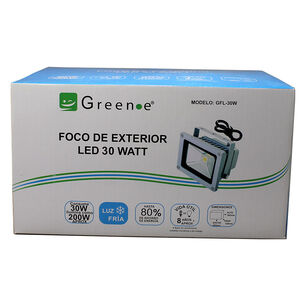 Foco Exterior Led 30w. Luz Fr&iacute;a