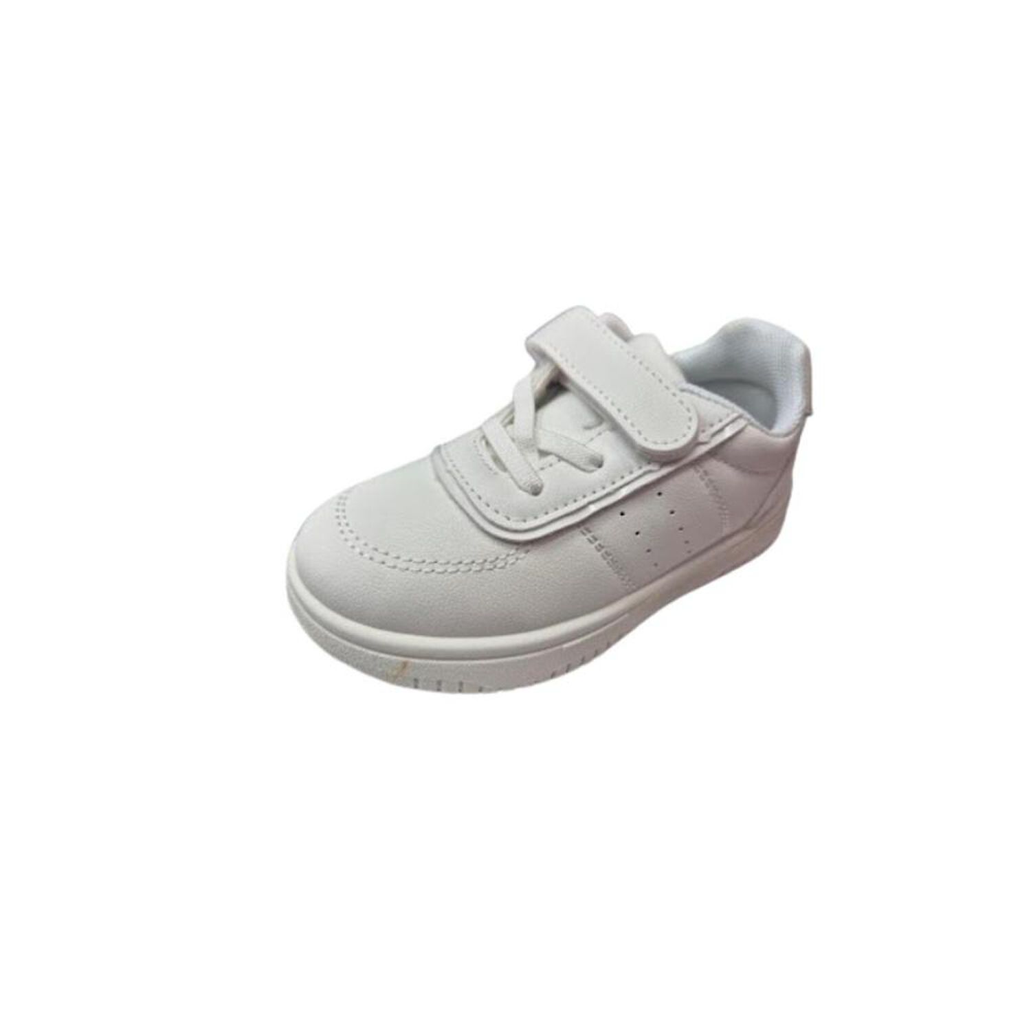 Zapatilla Escolar Velcro Blanco Ni&ntilde;o Ni&ntilde;a image number 0.0