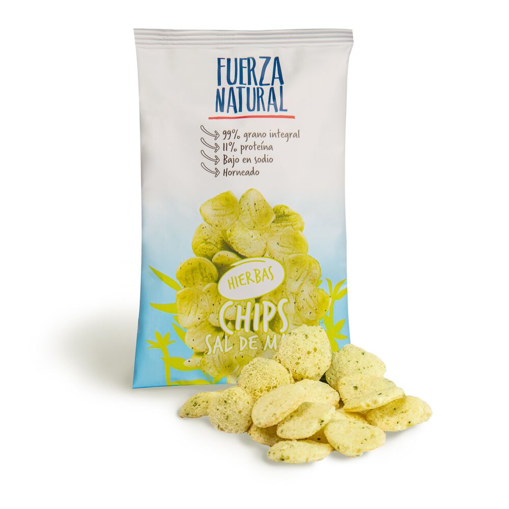 Pack 6 Chips Sal De Mar Snack Fuerza Natural Sabor Hierbas image number 0.0