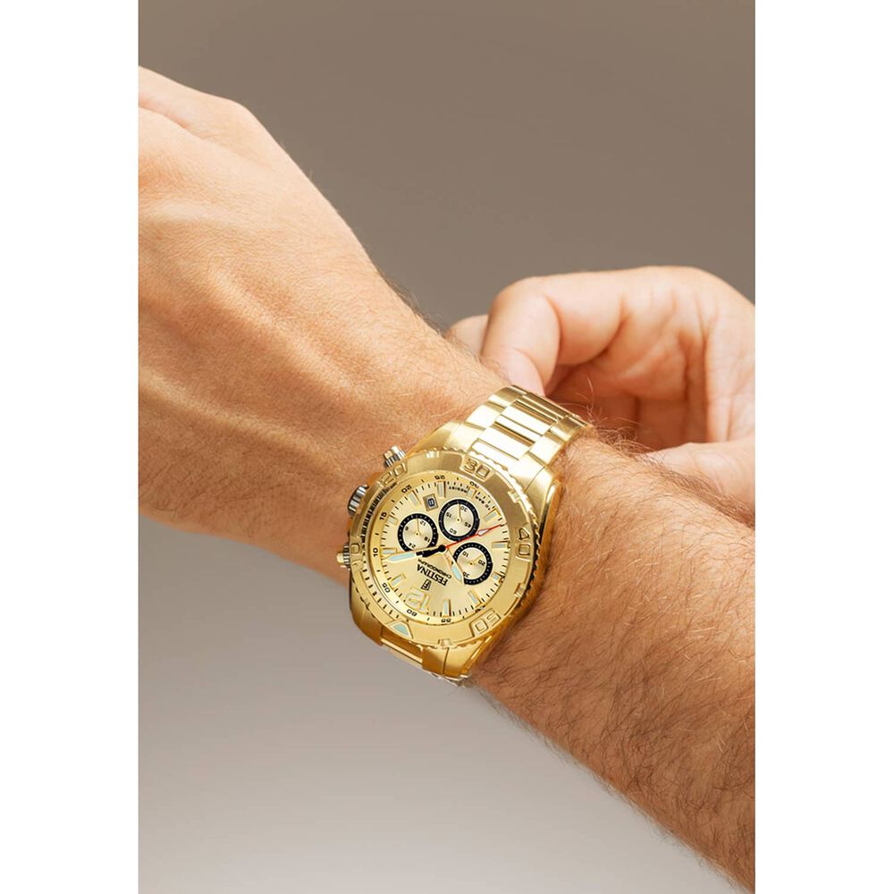 Reloj F20684/1 Festina Dorado Mujer Timeless Chronograph image number 1.0