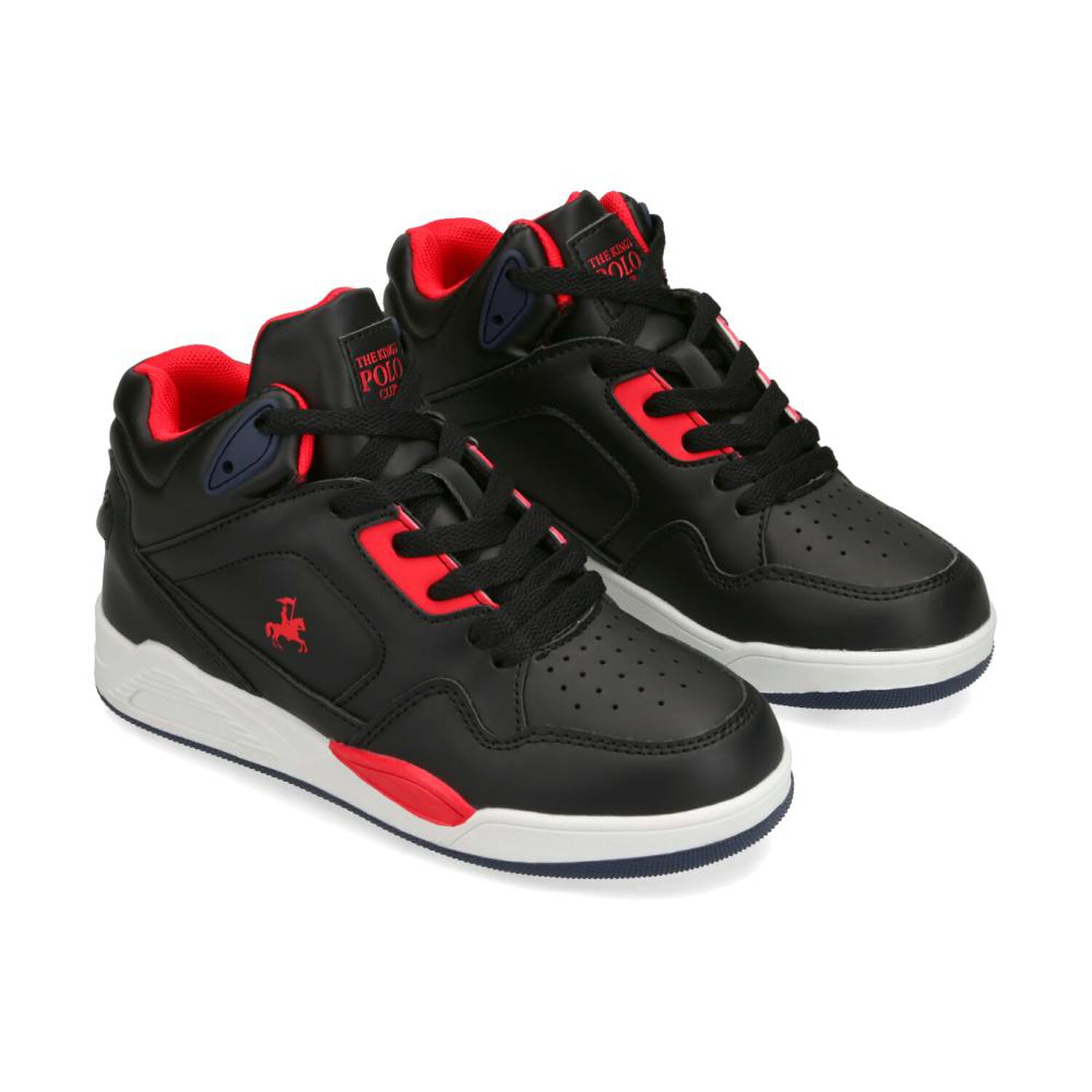 Zapatilla Urbana Ni&ntilde;o The King's Polo Club Black image number 1.0