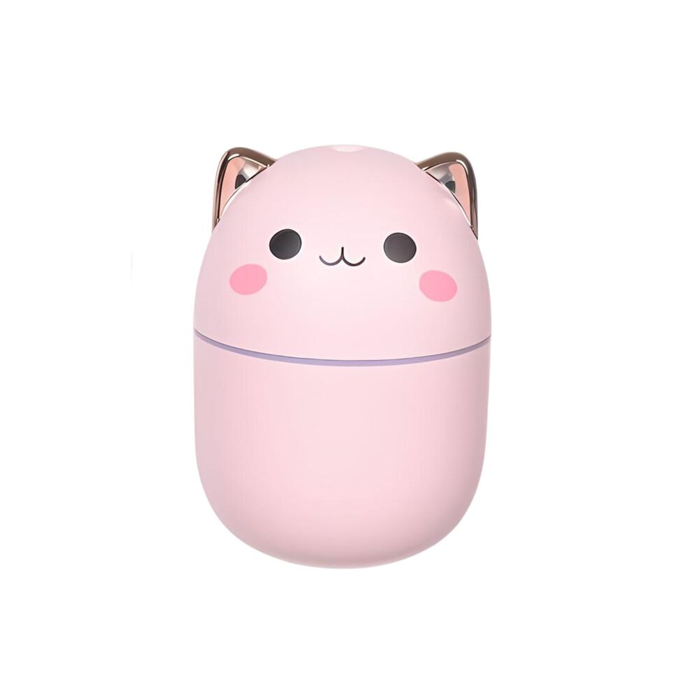 Pack Humidificador Diseño Gato Rosa + 6 Esencias Aromaticas image number 2.0