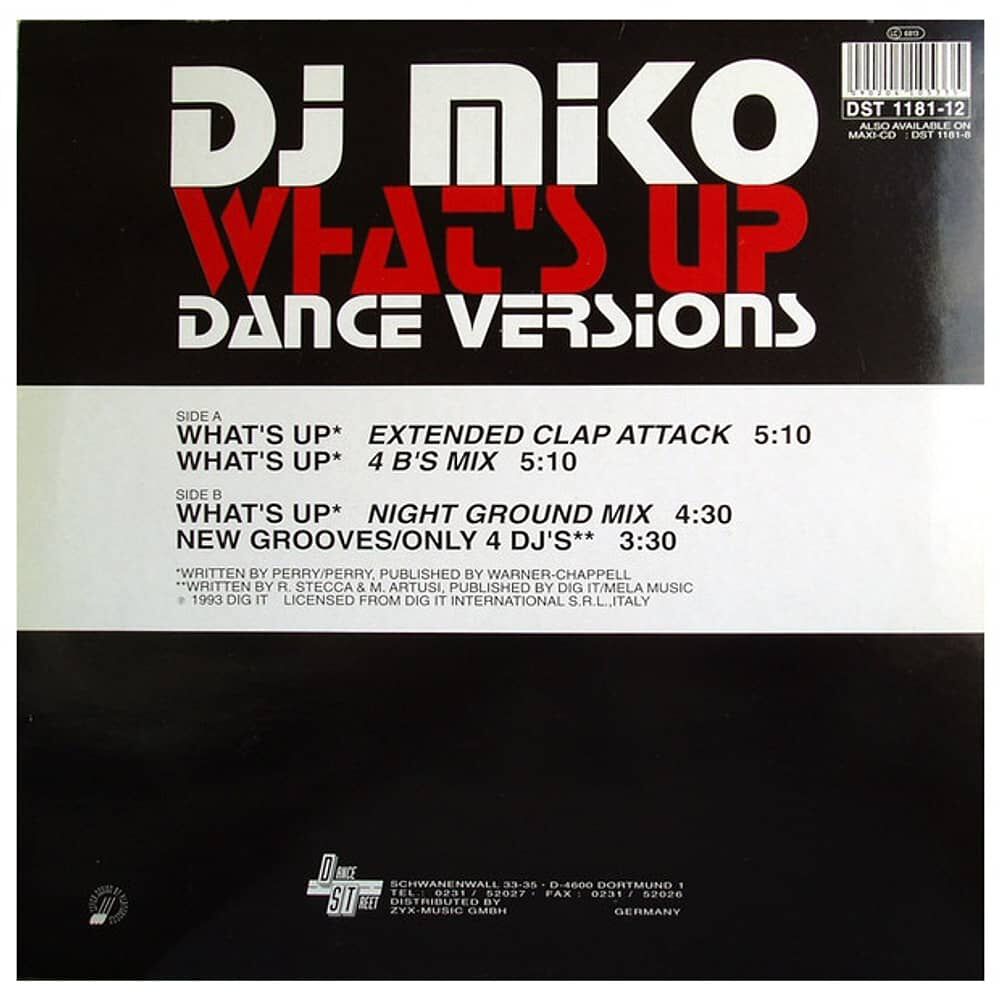 Dj Miko - What's Up | 12" Maxi Single Usado image number 1.0