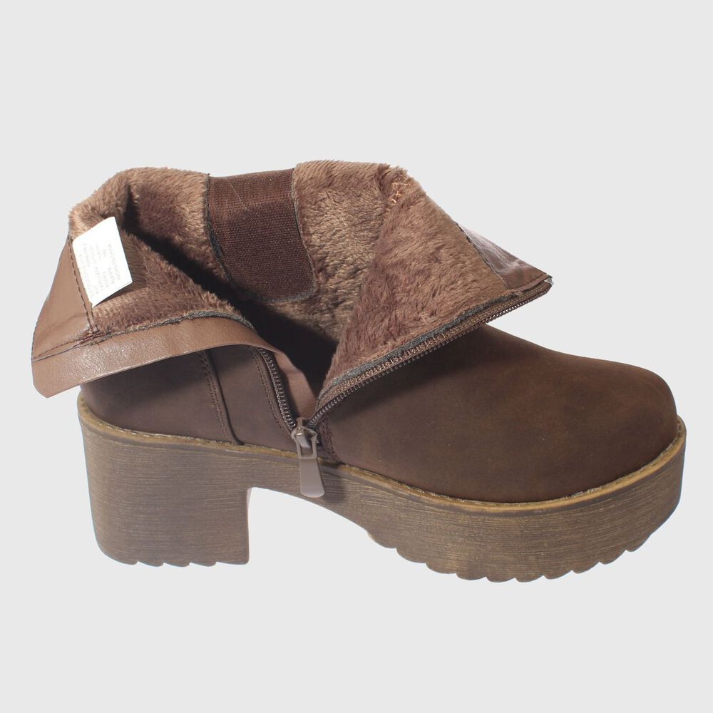 Bot&iacute;n Piel Caf&eacute; Hualun Art. 5f3813brown image number 4.0