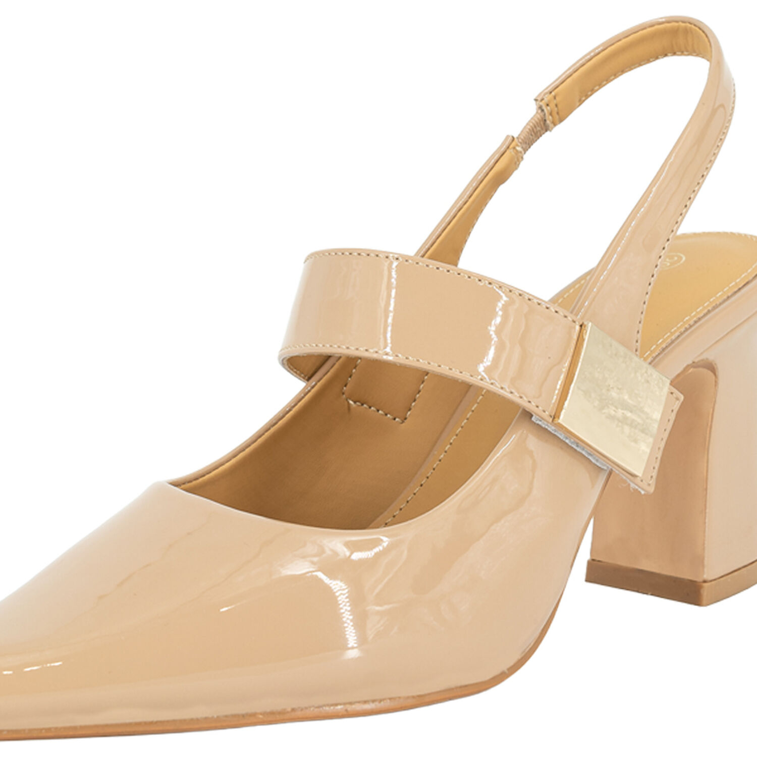 Zapato Glam Beige Charol Alquimia image number 3.0