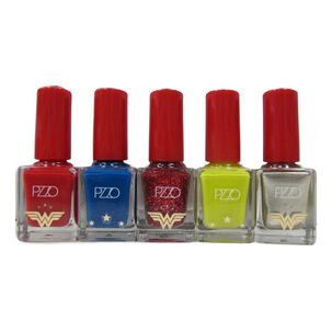 Set De Esmaltes Petrizzio Wonder Woman / 5 Unidades