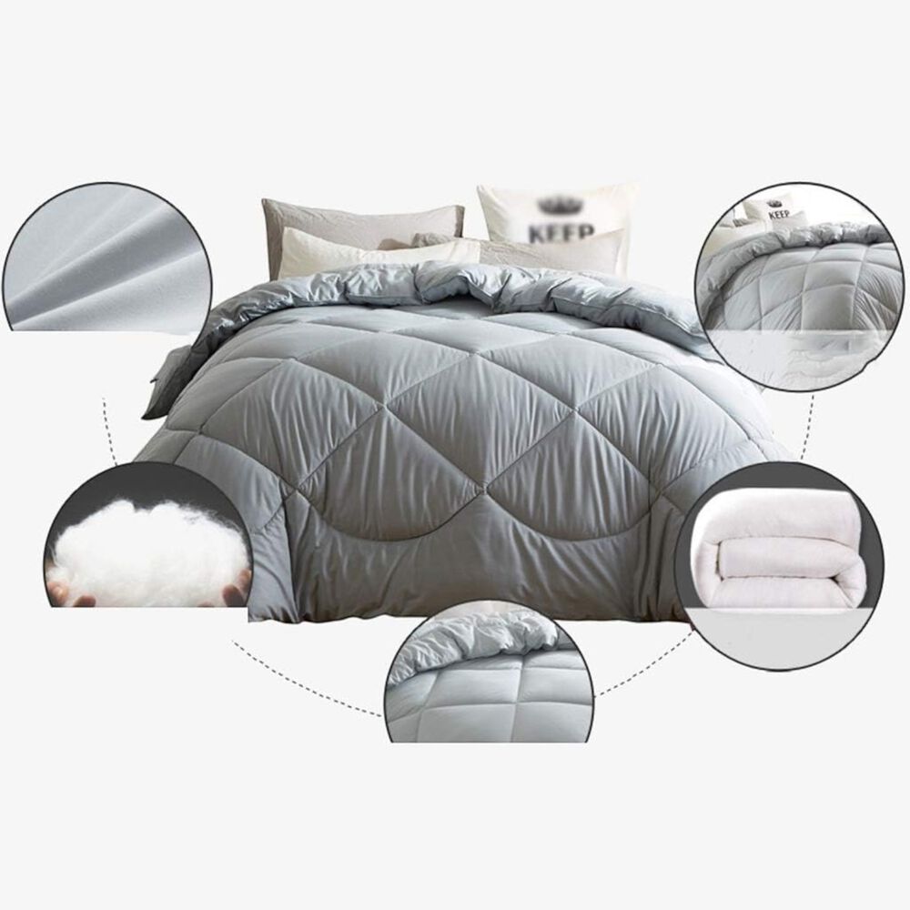 Plumon Edredon N&oacute;rdico De Algodon 2 Plazas 230x250cm Blanco image number 2.0