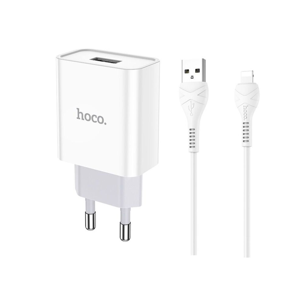 Cargador Hoco C81a 3.0 Usb A Lightning Con Cable Para Iphone image number 1.0