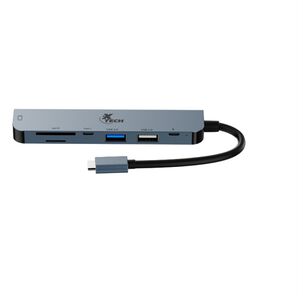 Adaptador Xtech Multipuerto 7 En 1 Usb-c