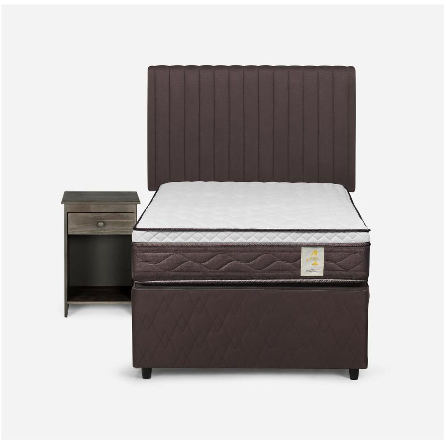 Cama Nido Rosen Ns4 / 1.5 Plazas / Base Normal + Set De Maderas image number 0.0