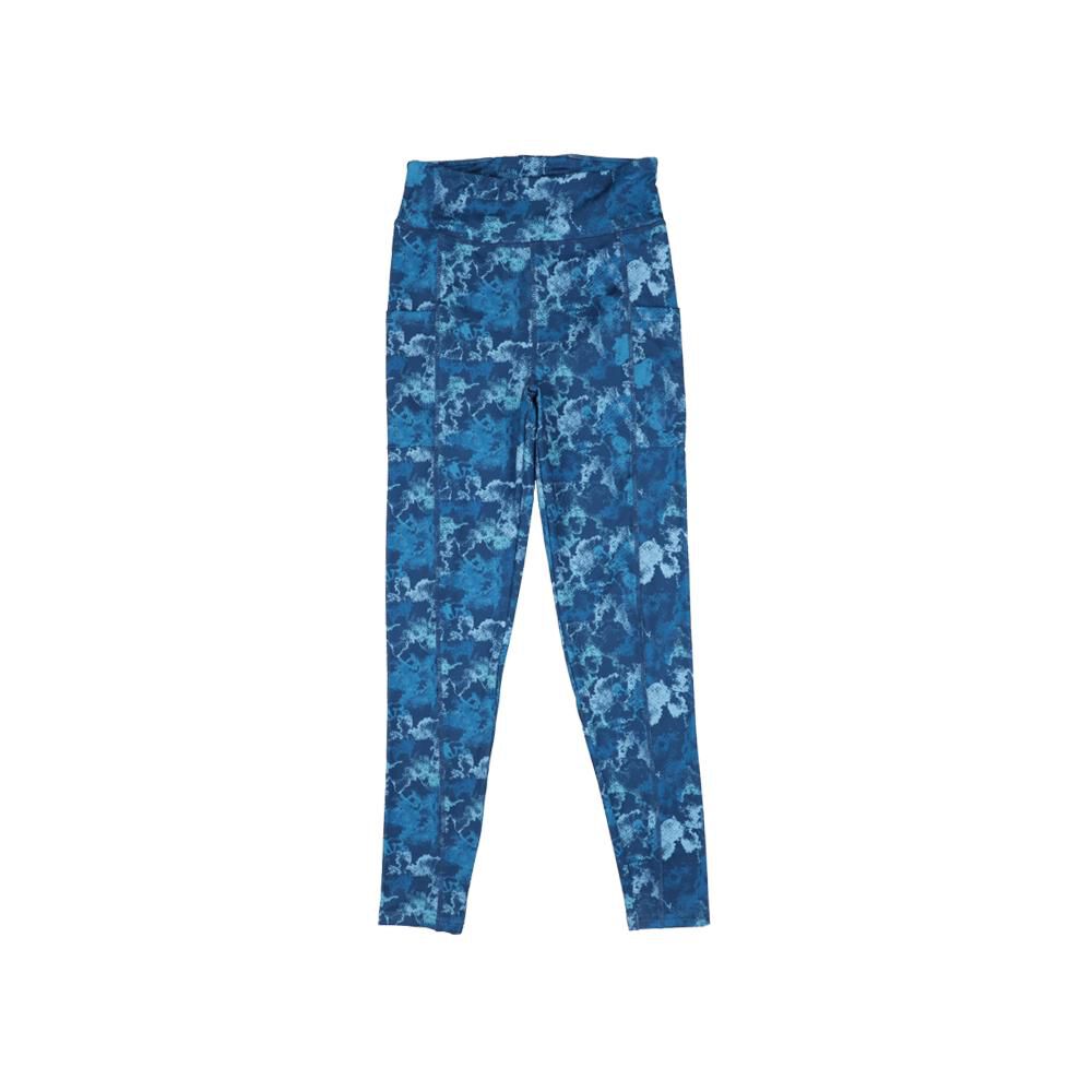 Calza Deportiva Full Print Tiro Alto Mujer Wetland image number 0.0
