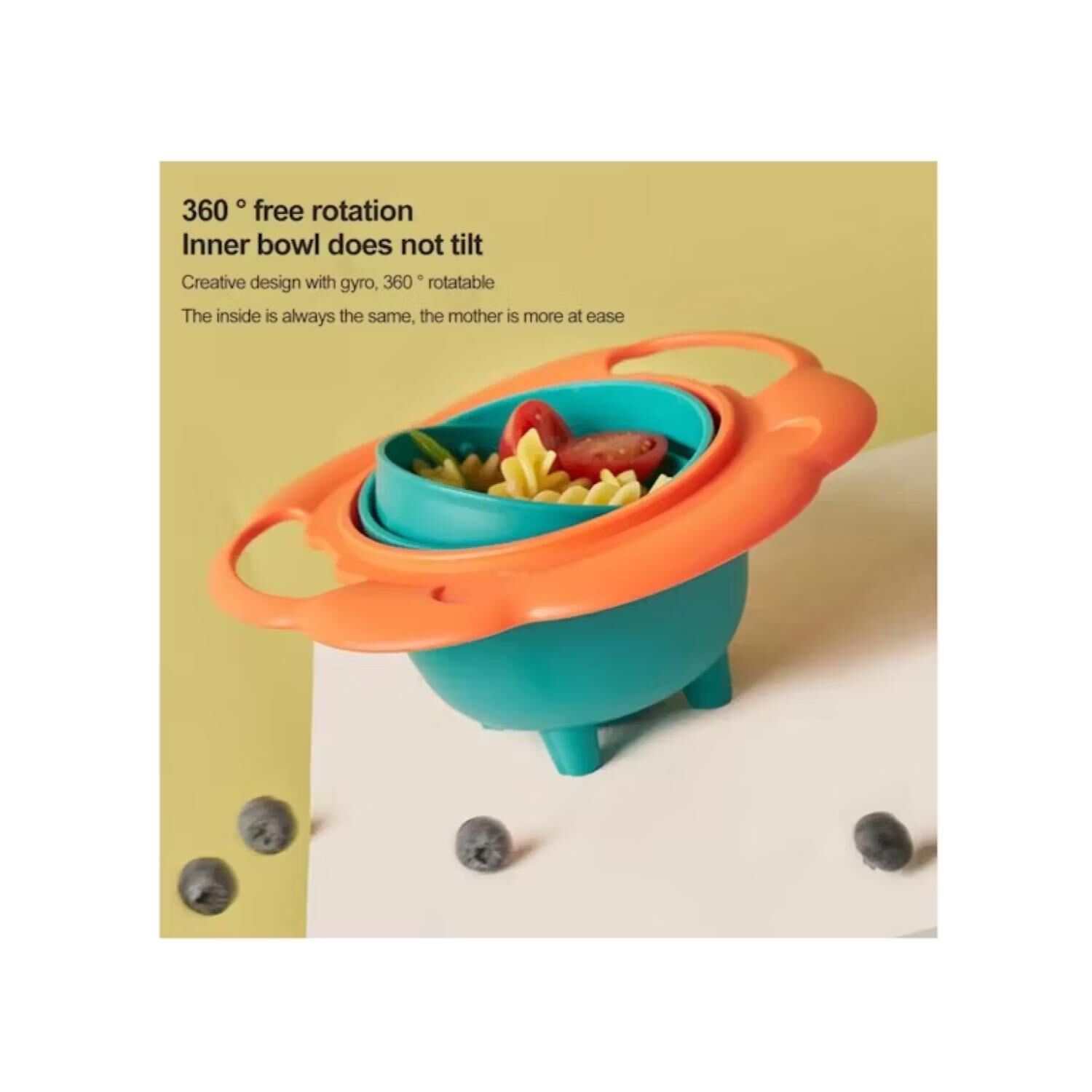 Plato Antiderrame Gira 360 Multicolor Para Bebes image number 1.0