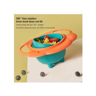 Plato Antiderrame Gira 360 Multicolor Para Bebes