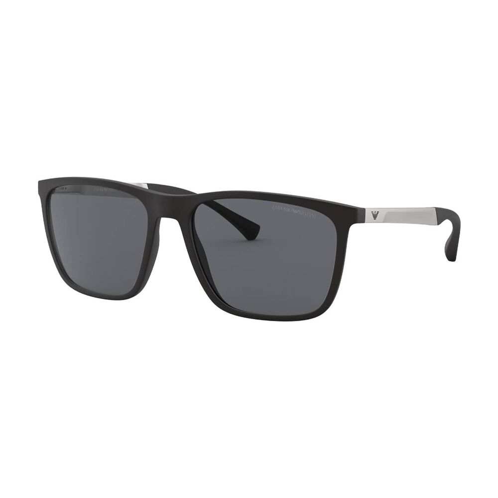 Lentes De Sol Black Matte Emporio Armani image number 1.0