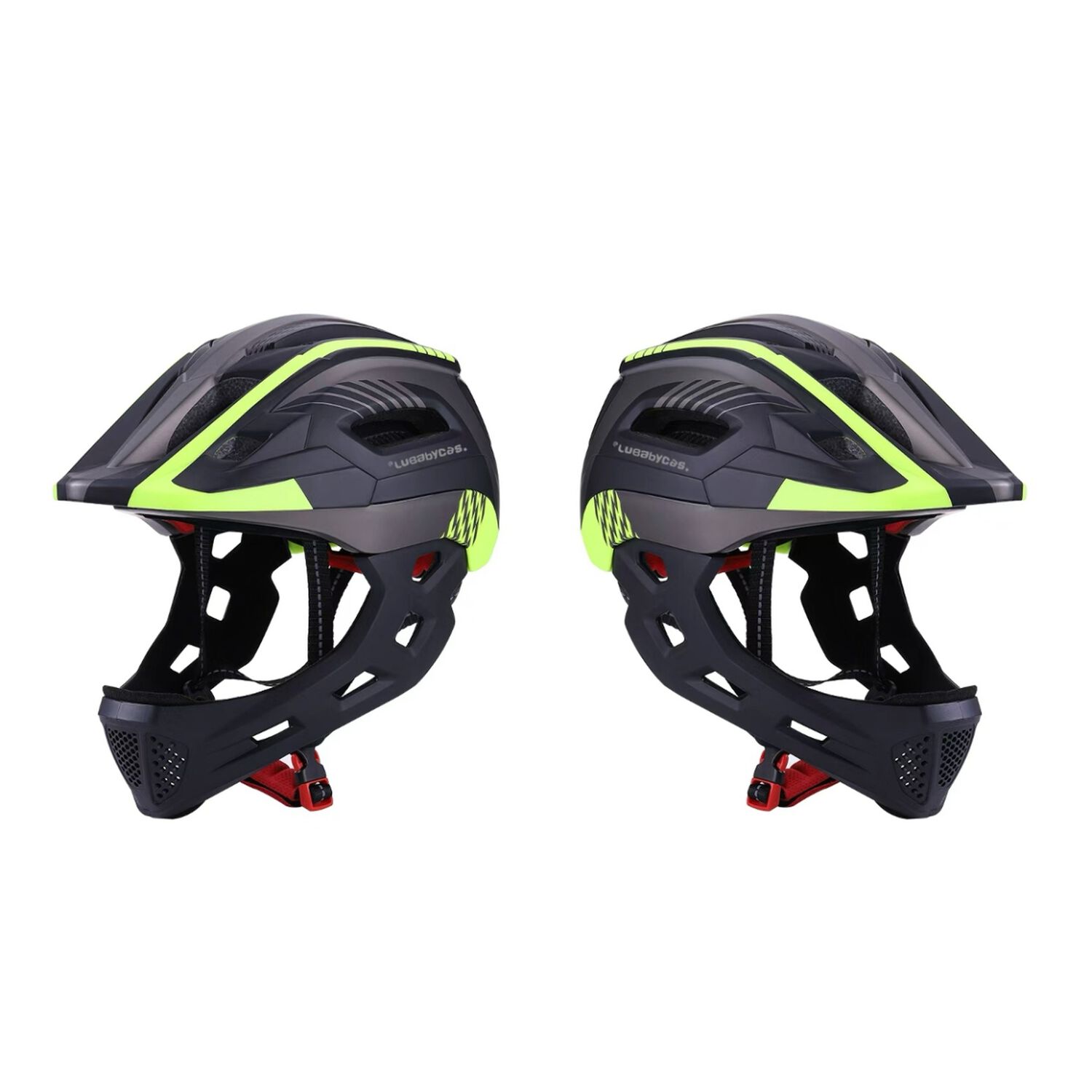 Casco Integral Infantil Bici 2 En 1 Con Luz Neue Lubabycas image number 1.0