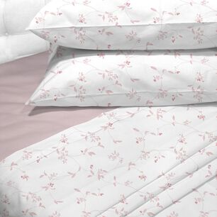 Sabanas Andes 180 Hilos Estampada Enredadera Rosa 2 Plazas