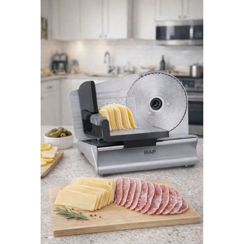 Cortadora De Fiambre El&eacute;ctrica Rebanadora Jam&oacute;n Queso Carne image number 6.0