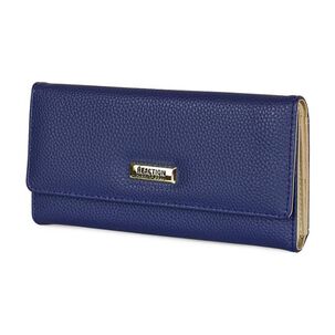 Billetera Mujer Fidelia Azul Kenneth Cole