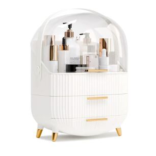 Caja Organizador De Cosm&eacute;ticos Blanco