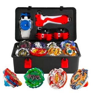 12 Estilos Bayblades Metal Fusion Beyblades Set Storage Box