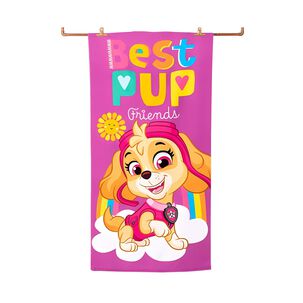 Pack Bolso Toalla 70x140cm Dibujo Animado Cachorra Superheroe