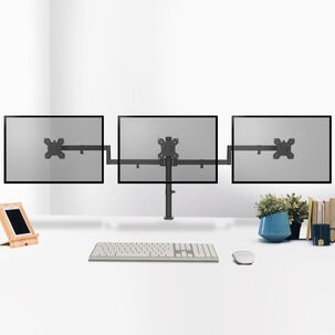 Soporte Para 3 Monitores 13" A 27" Articulado 24kg Max.