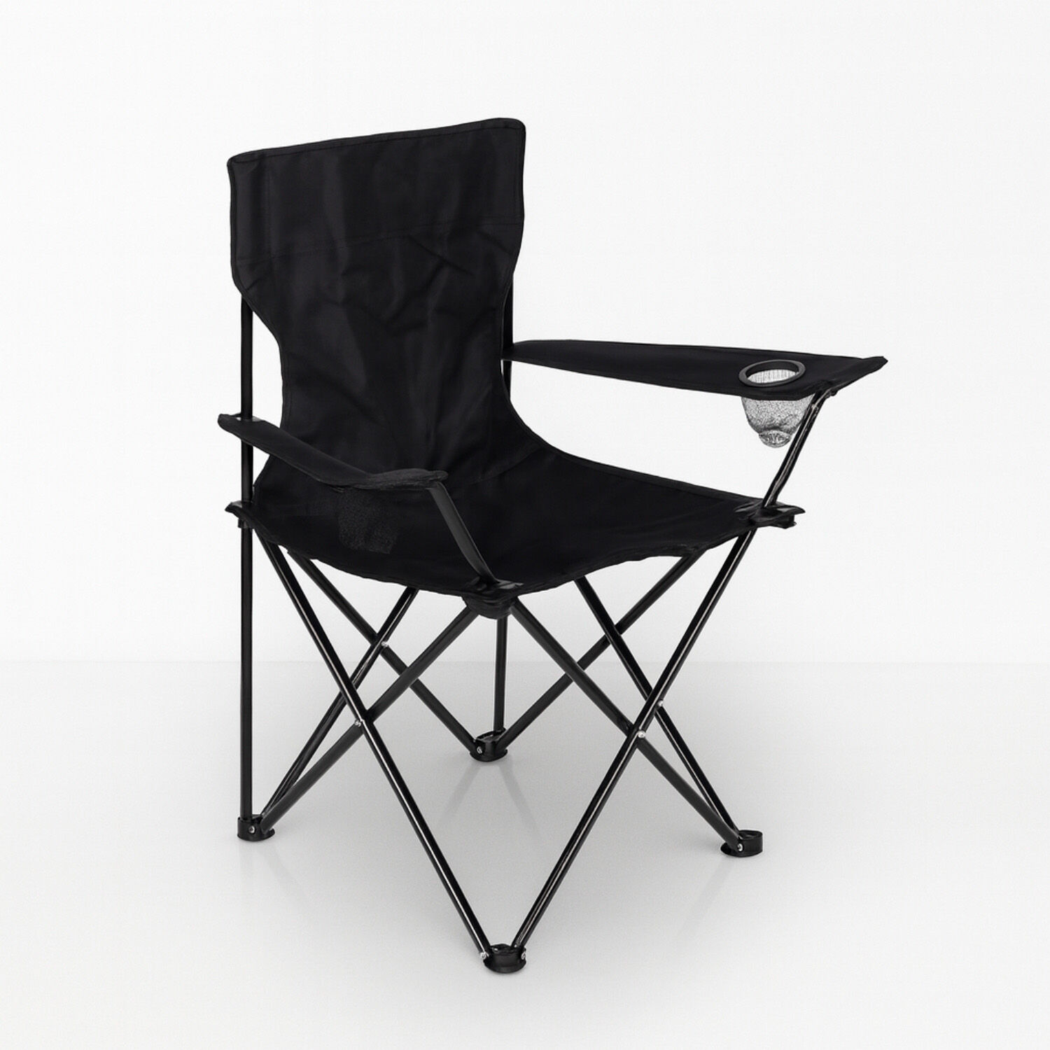 Silla Plegable Camping Villarrica Negro image number 0.0