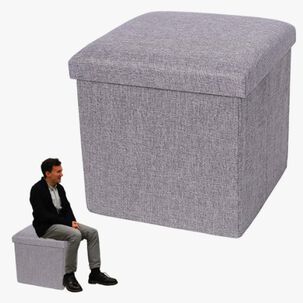 Puff Silla Cubo Organizador Plegable
