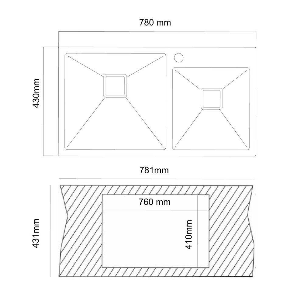 Lavaplatos Doble Groner Black 801dhb image number 5.0