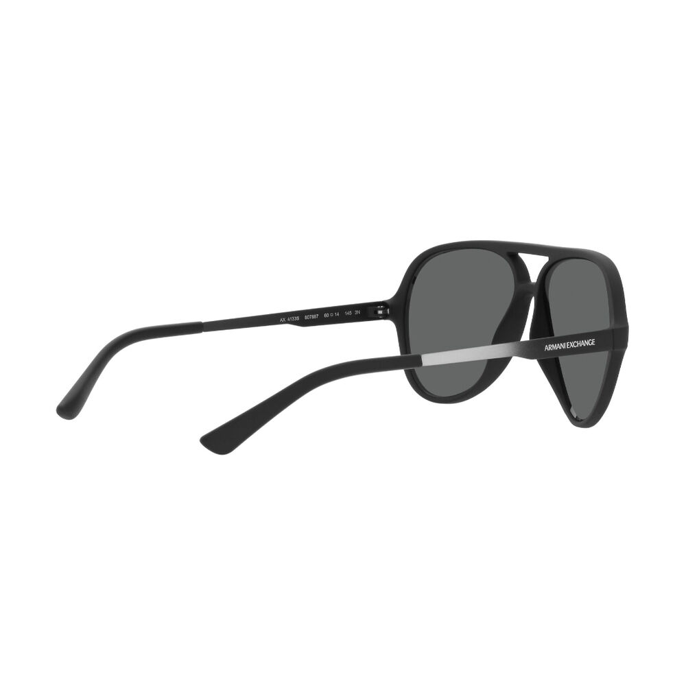 Lentes De Sol Matte Black Armani Exchange image number 8.0