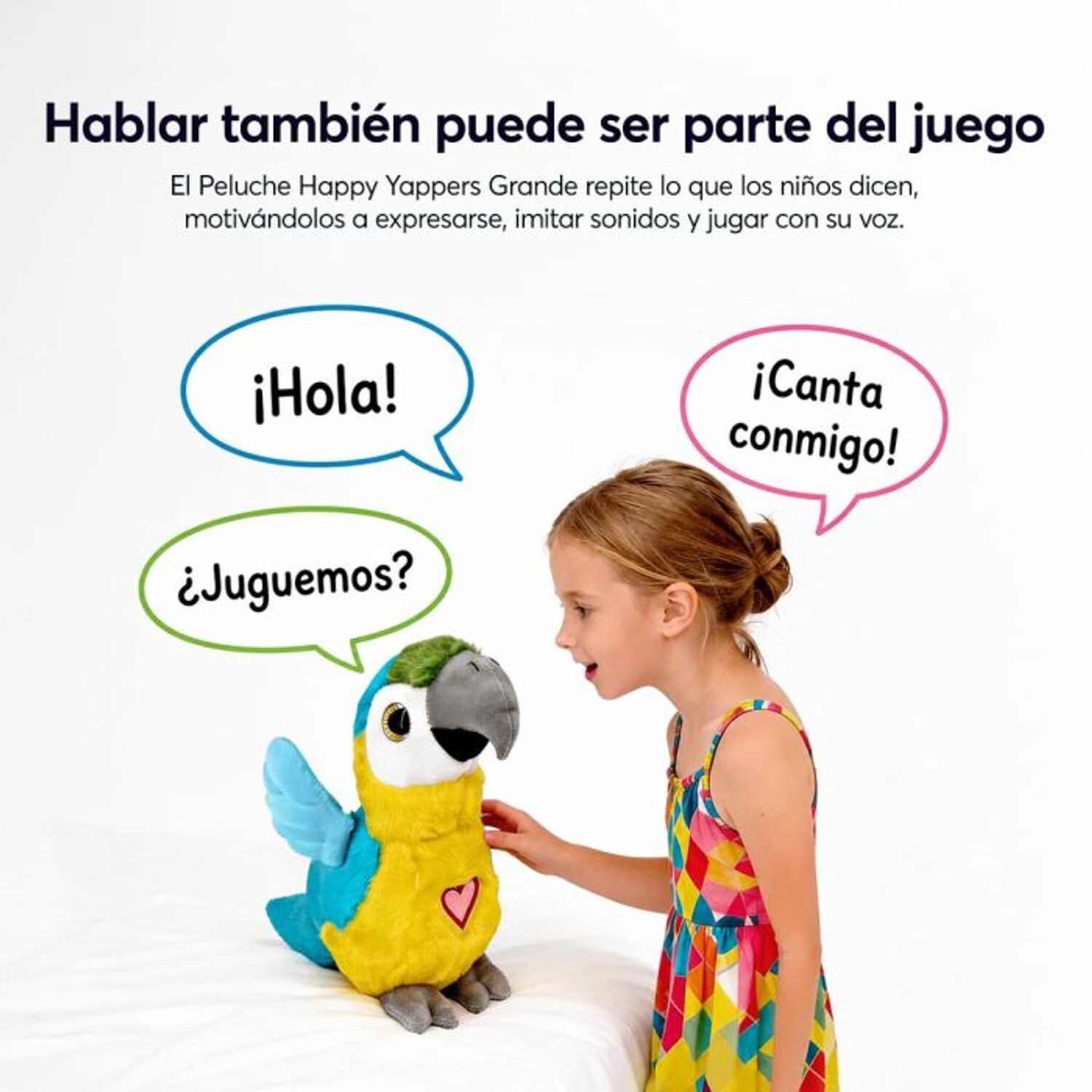 Peluche Repite Canta Aletea Happy Yappers Cacat&uacute;a Grande image number 4.0