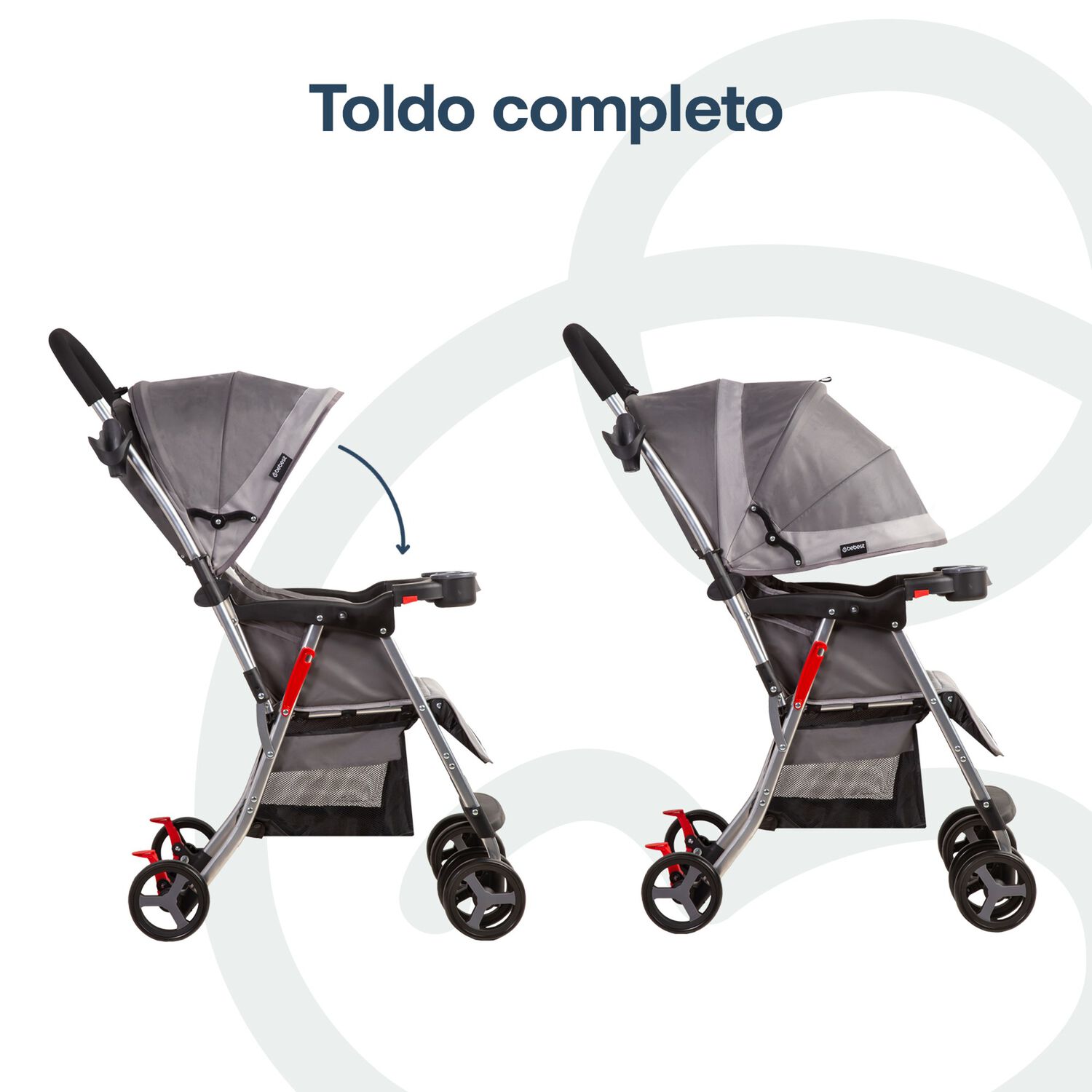 Coche Paseo Y Cuna Twister Sx Gris image number 5.0