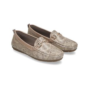 Mocas&iacute;n Mujer Geeps Taupe