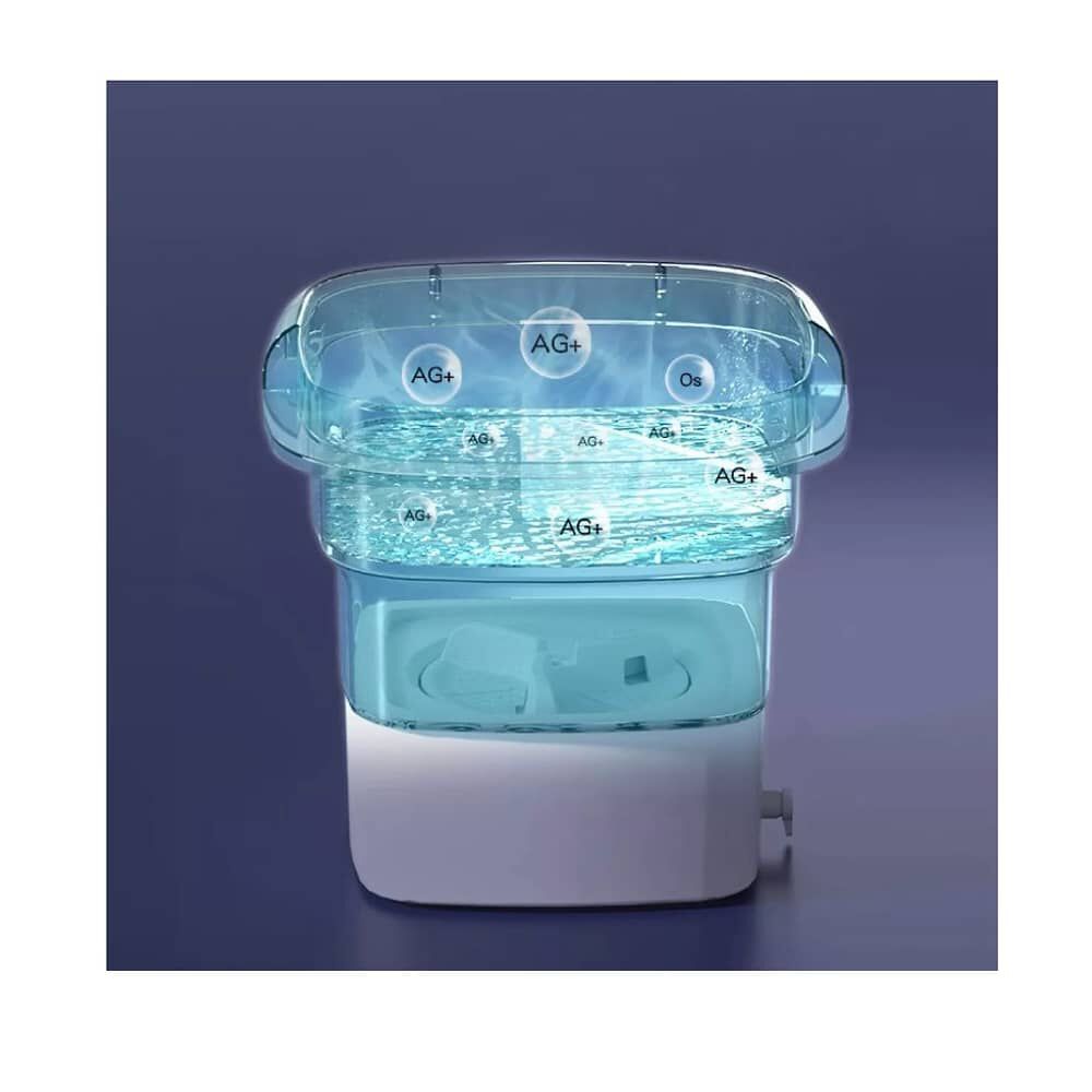 Mini Lavadora Portatil Plegable Personal Hogar image number 2.0