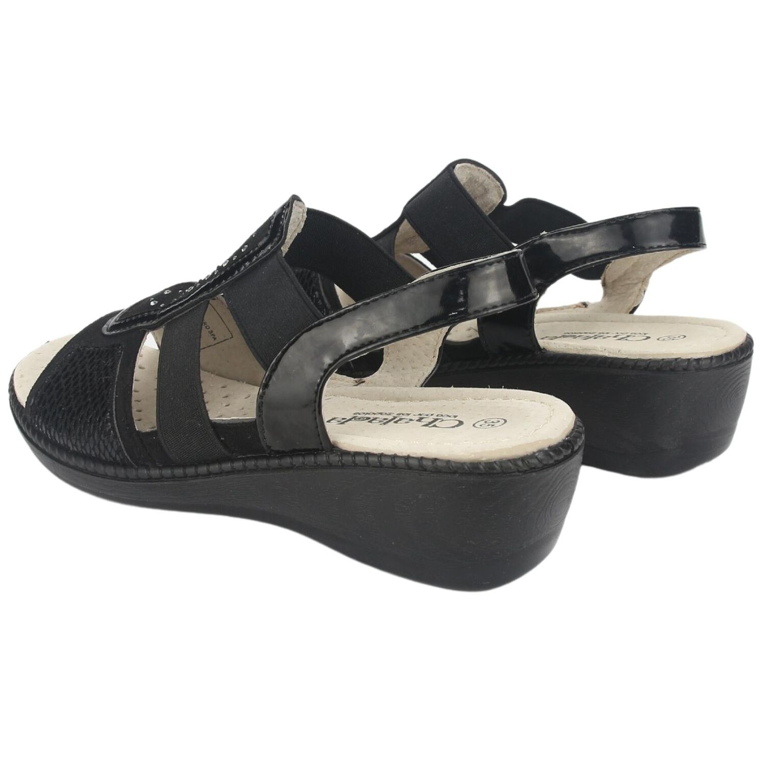 Sandalia Chalada Mujer Lupe-4 Negro Casual image number 4.0