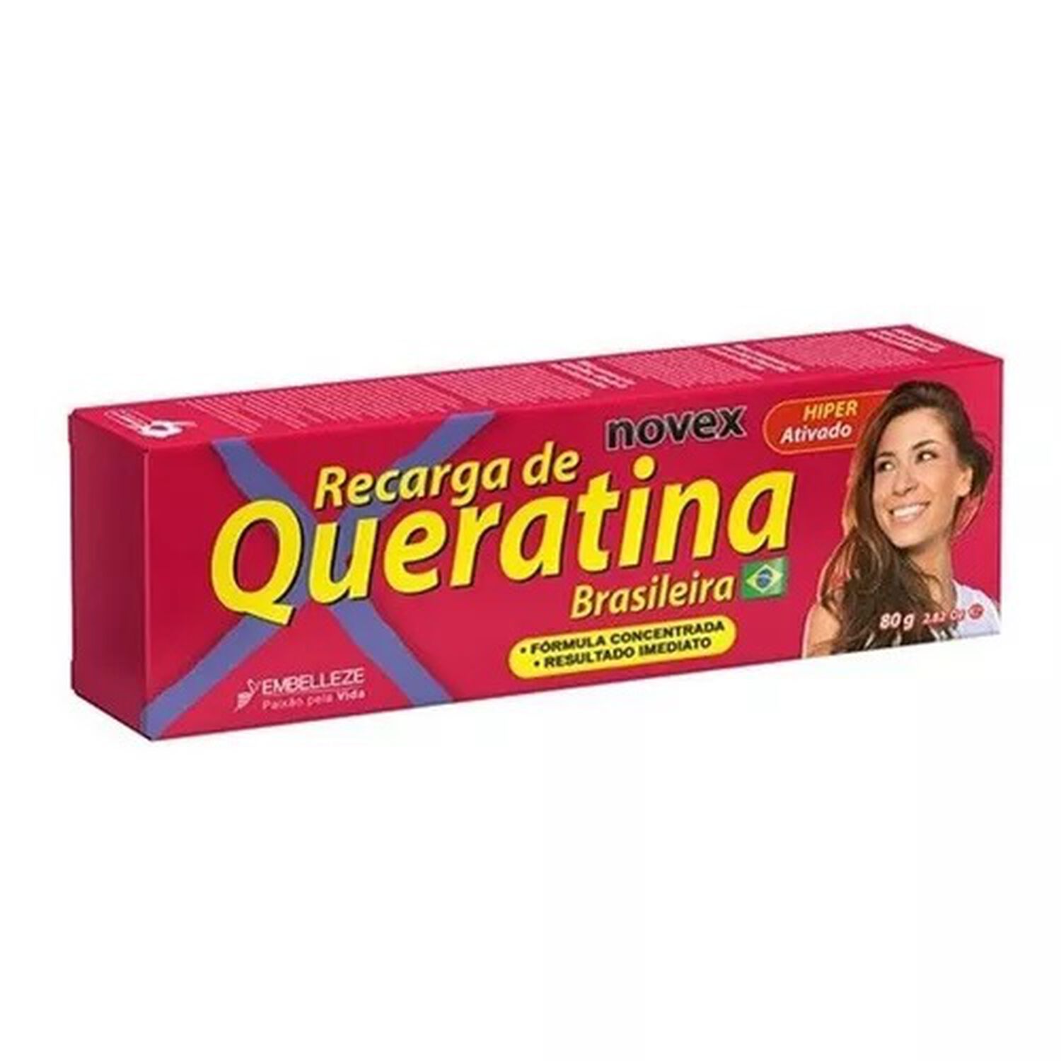 Tratamiento Recarga De Keratina Brasile&ntilde;a Novex 80gr.1 De 1000gr image number 2.0
