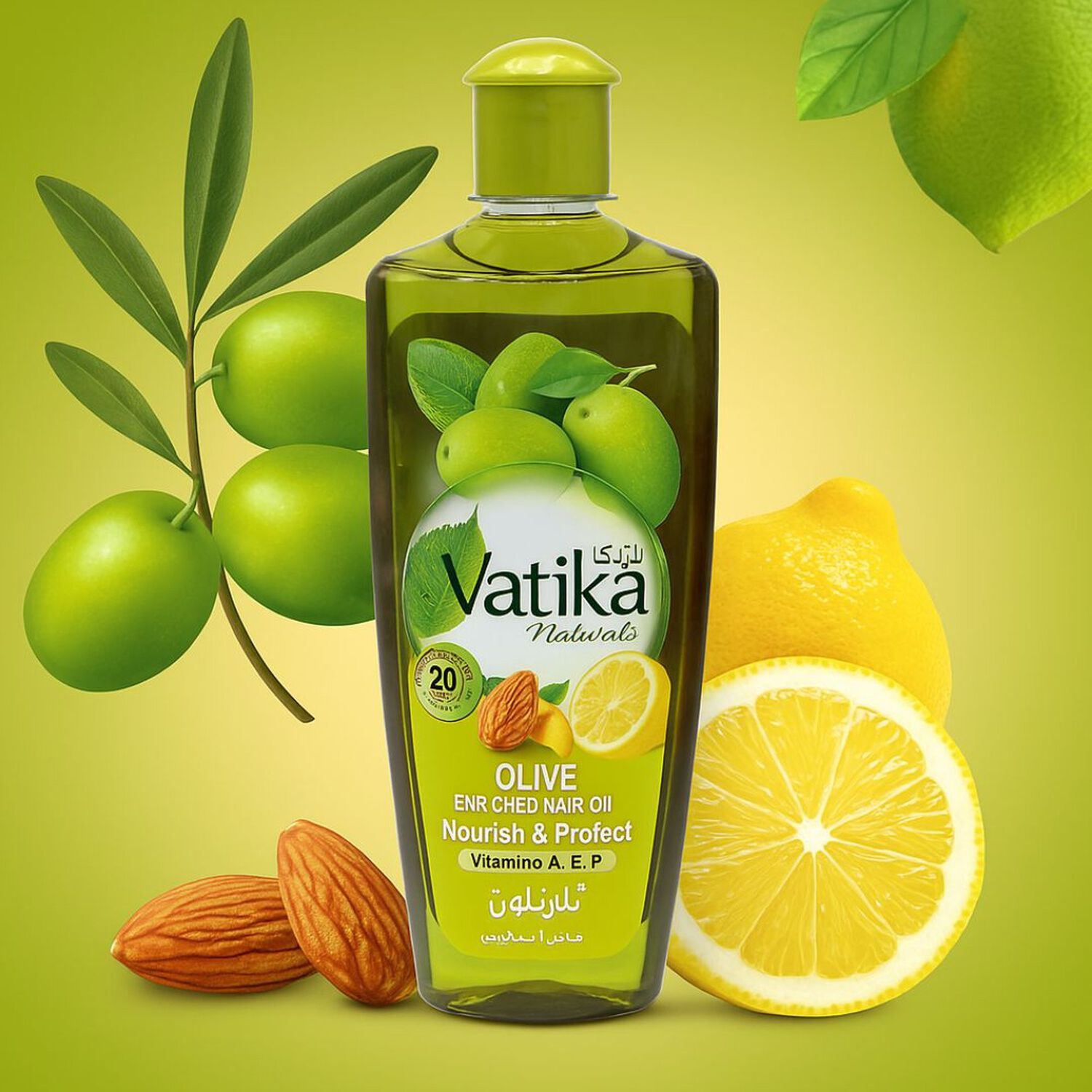 Vatika Aceite Capilar Oliva 200 Ml image number 1.0