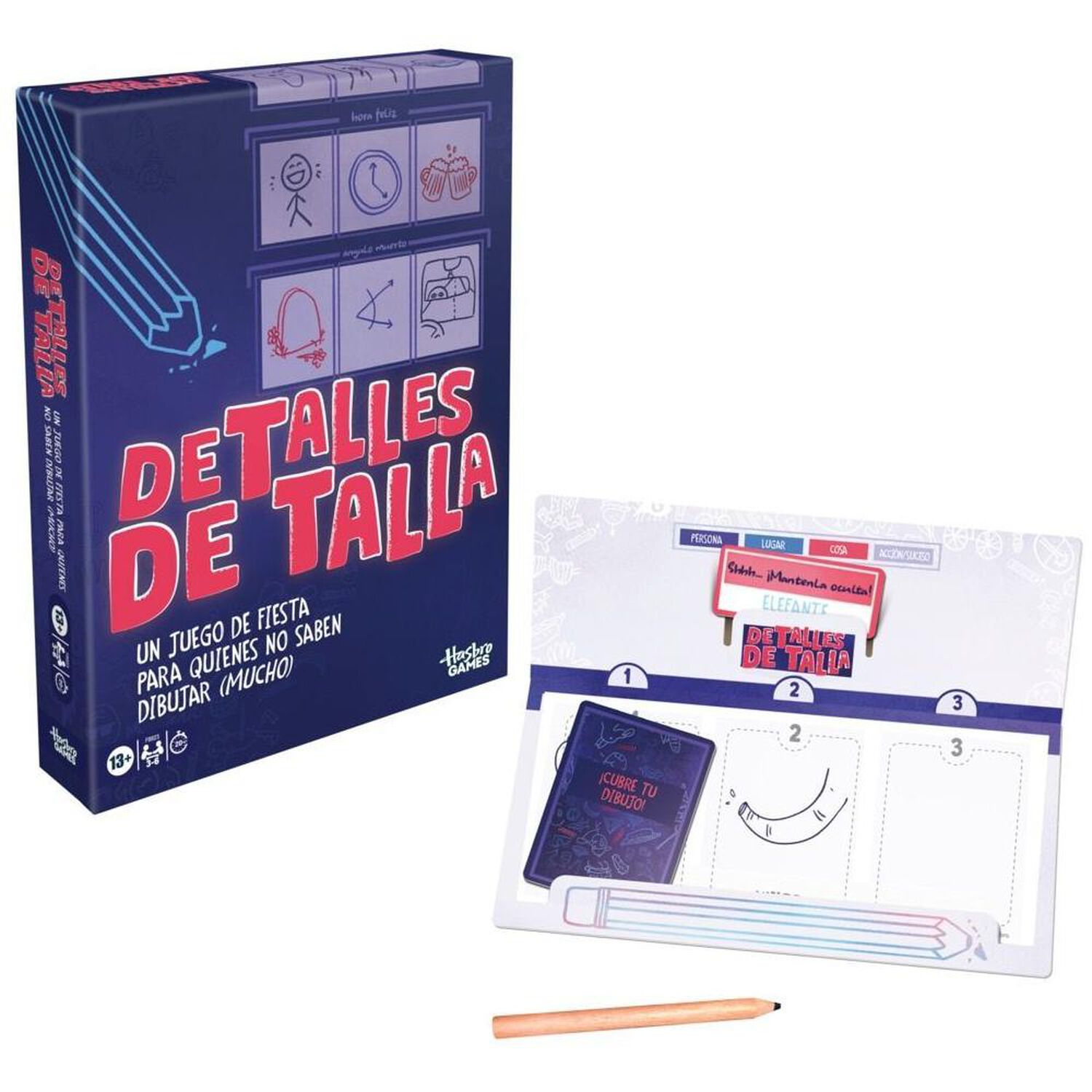Juego De Mesa Hasbro Games Detalles En Talla image number 3.0