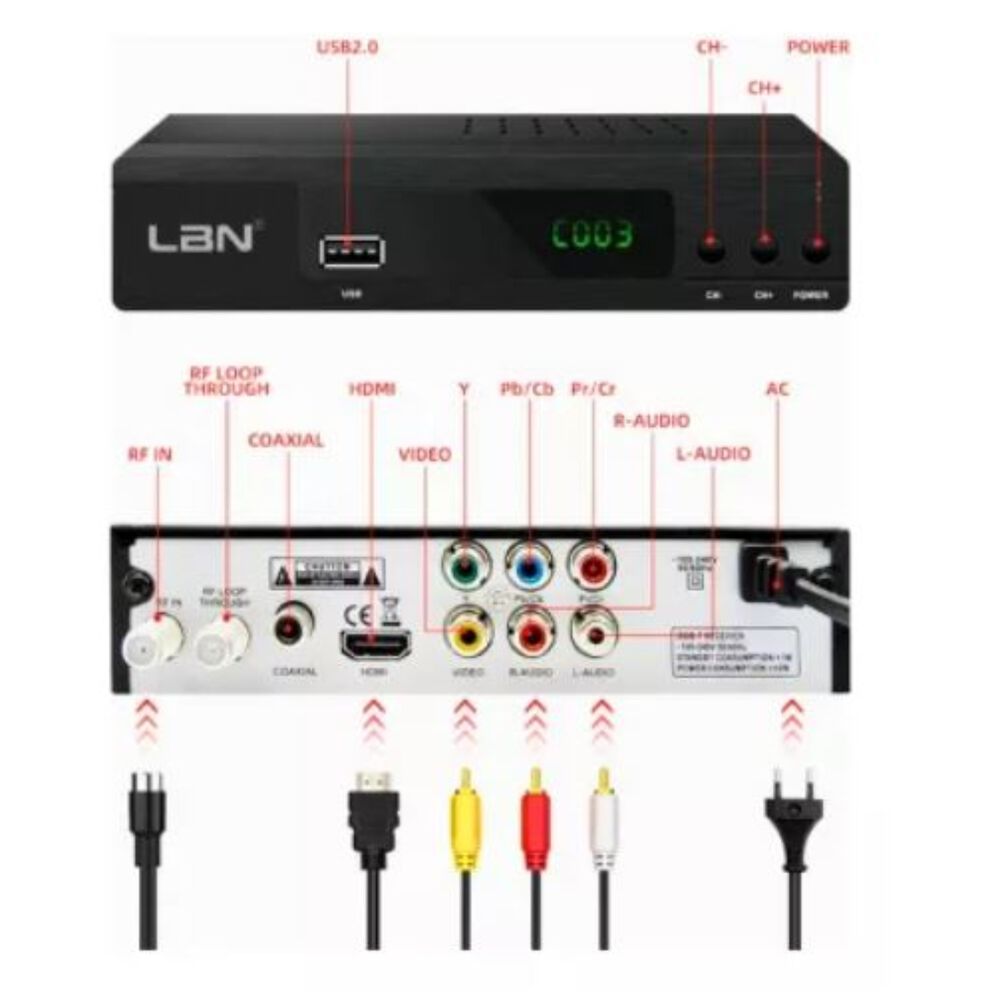 Antena Decodificadortv Digital Hd Isdb-t image number 2.0