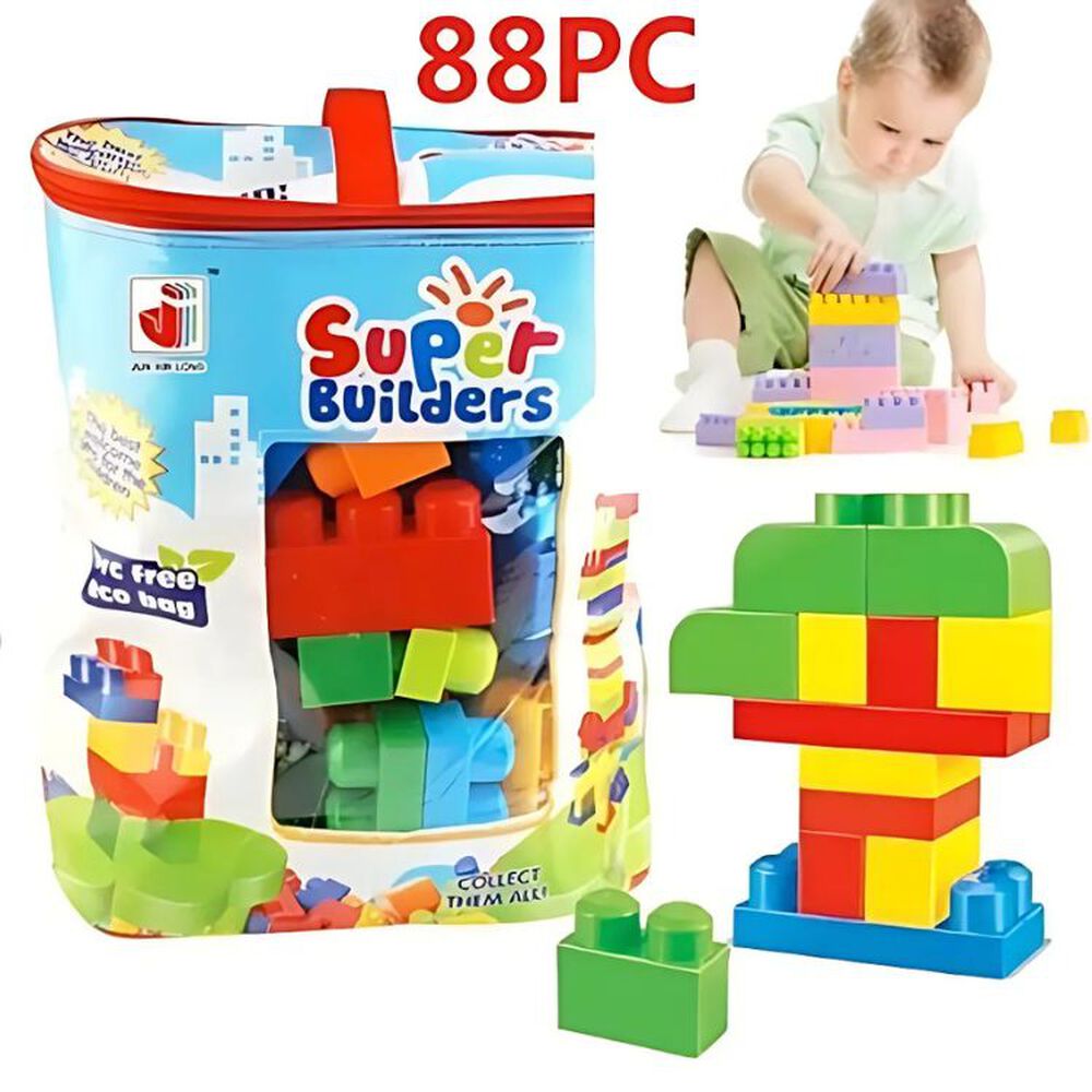 Bloks Juego De Construcción Multicolor 88 Piezas Deluxe image number 1.0