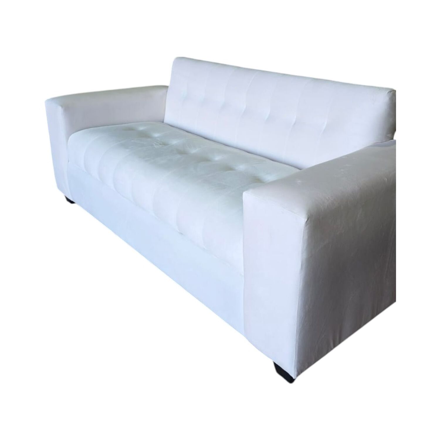 Sofa Dos Cuerpos Felpa Crudo image number 2.0