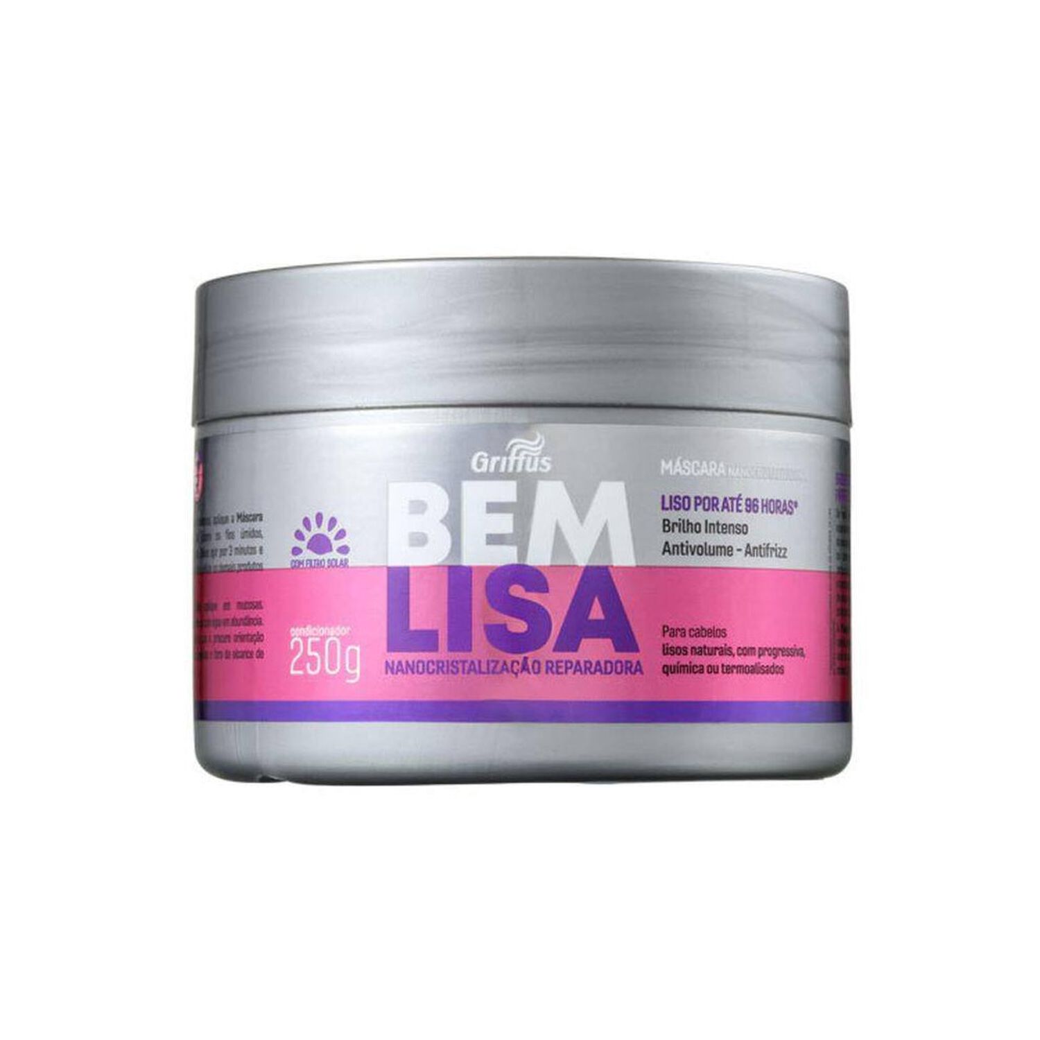Mascara Bem Lisa Nanocristalizada Reparadora 250gr Griffus image number 1.0