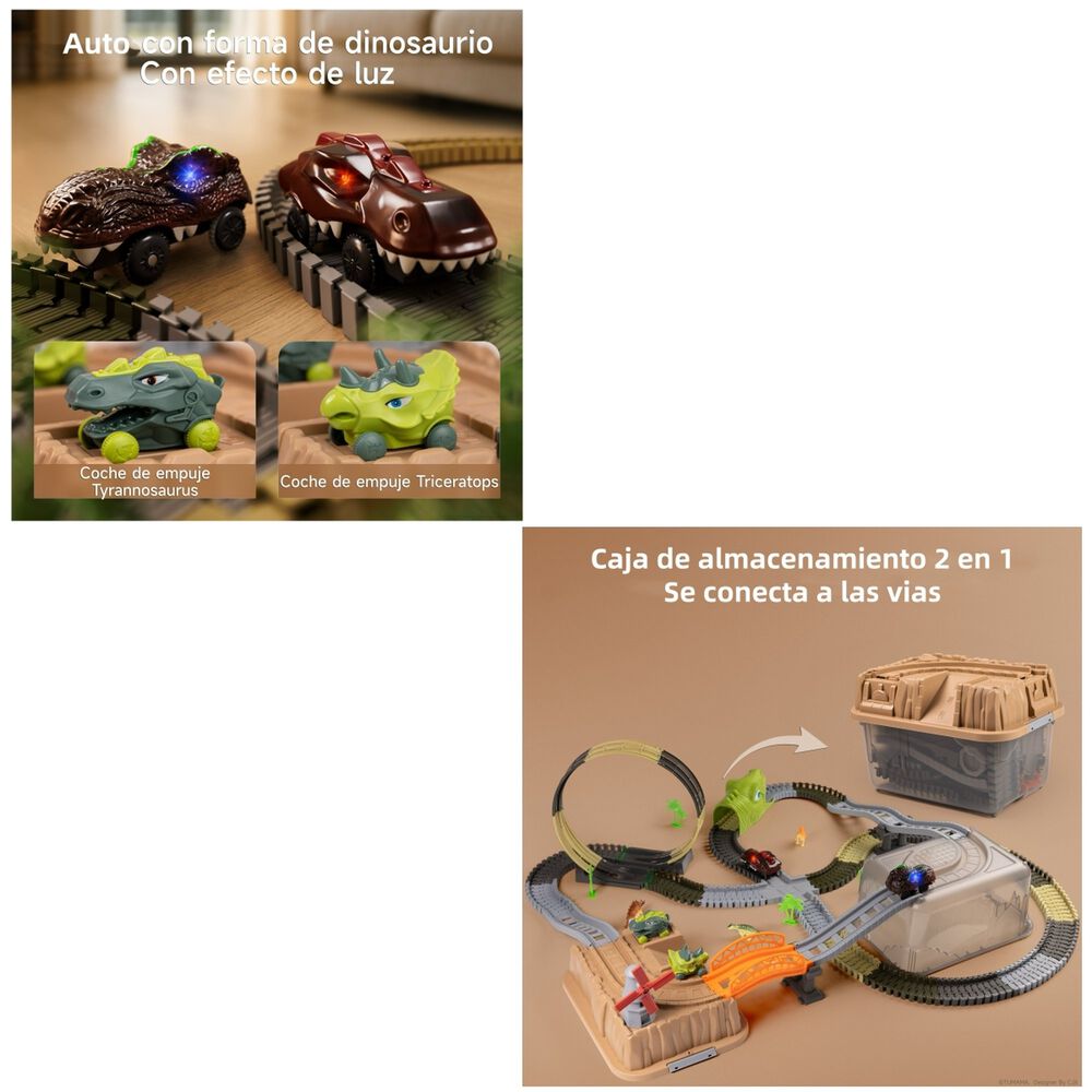 Juguete Did&aacute;ctico Autopista El&eacute;ctrica Caja Tm213 Lubabycas image number 4.0