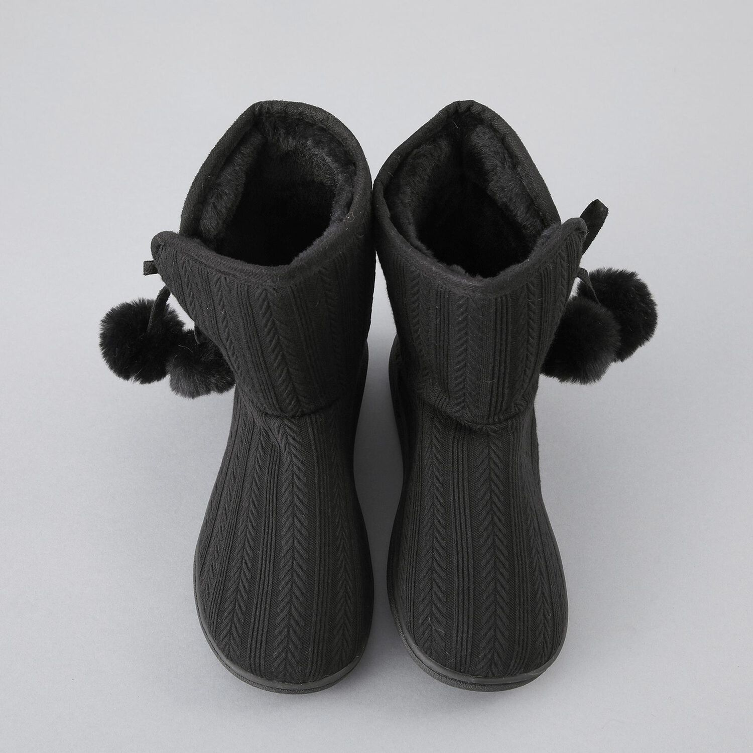 Bota Tejida Y Fur Flores Mujer 33790-2 image number 1.0