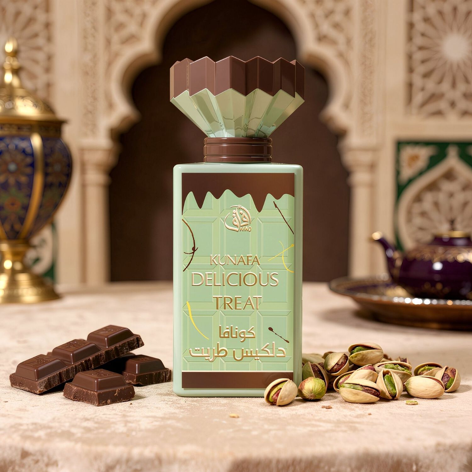 Afaq Kunafa Delicious Treat Edp 100 Ml image number 2.0