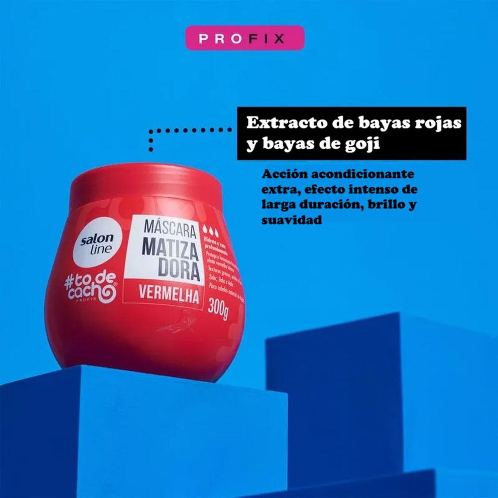 Mascara Matizadora To De Cacho Rojo 300gr Salon Line image number 2.0