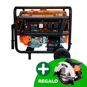 Generador Bencinero Con Partida Eléctricacl-7000 + Regalo Redbo