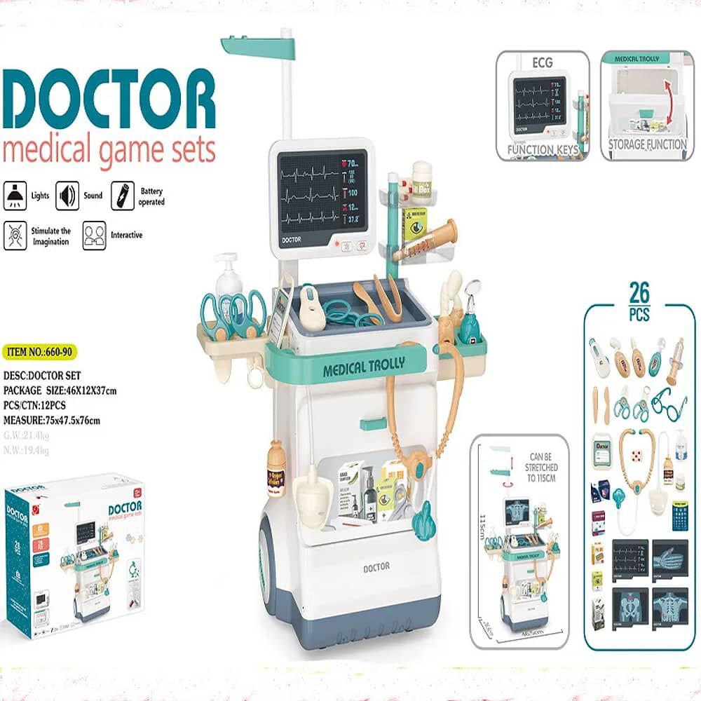 Set Juego Medico Simulador Educativo Para Ni&ntilde;os image number 1.0