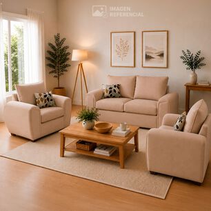 Juego De Living Elegant Detail Houston / 4 Cuerpos